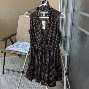 American Rag polka dot swing dress size M